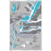 British Admiralty Nautical Chart 3457: United States - East Coast, New York, Arthur Kill, Kill Van Kull and Newark Bay